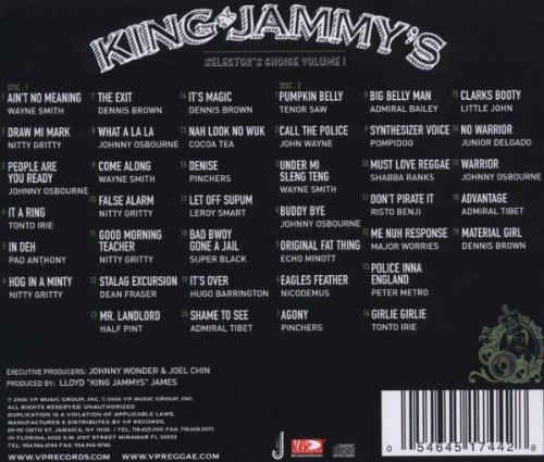 Vista 2 de King Jammys Selectors Choice Vol 1