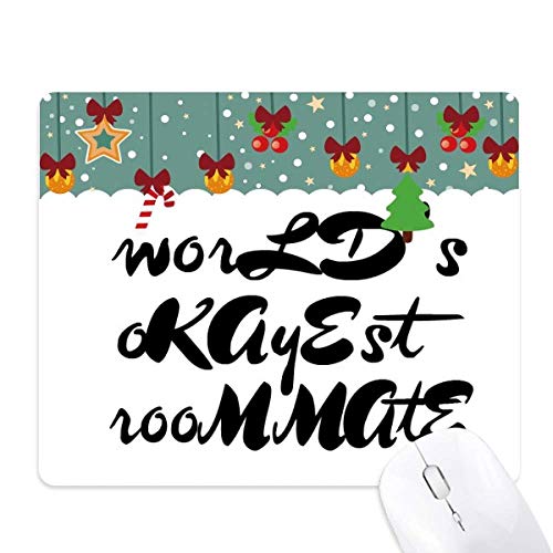 Tapis de souris antidérapant World's Okayest anti-glisse