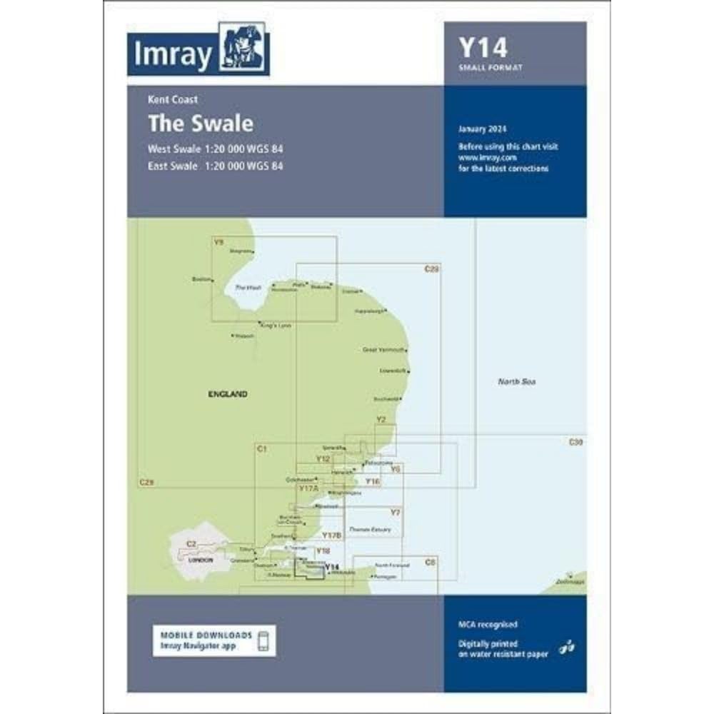 Imray Chart Y14: The Swale (Small Format) (Y Charts)