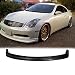 03 04 05 06 Infiniti G35 N1 Style Front Bumper Lip Chin Spoiler, 2 Door Only