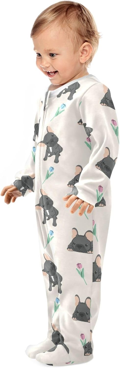 vvfelixl Halloween Pumpkins Orange Lantern Baby Sleepers For Girl Boys Newborn Baby Play One-Piece Footies For 0-24 Months