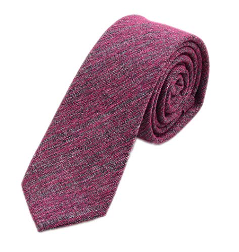 Mens Fuchsia Grey Ties Textured Fashion Nighttime Formal Cocktail Party Neckties #TOP13