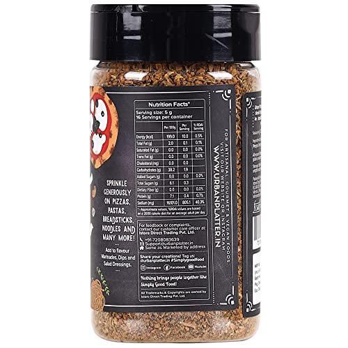 Image of Urban Platter Pizza Pasta Seasoning, 80g (Signature Italian-Style Seasoning | Multipurpose Herb & Spice Blend | MSG-Free)
