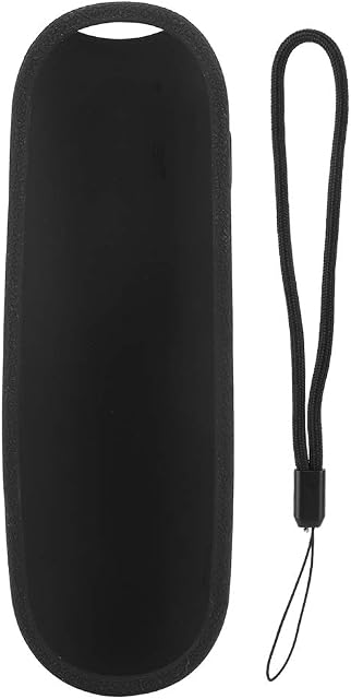 Protective Cover Case for TV Remote Control Case TV Silicone Anti-slip Cover Skin for SKY Q TV Remote Controller(Black)