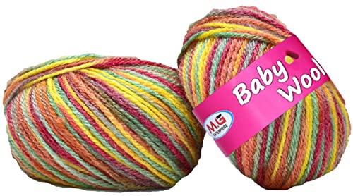 Image of M.G Enterprise MicroRangoli Red BerryKnitting Wool 200 Soft Yarn for Crochet, Art & Craft and Needle Knitting