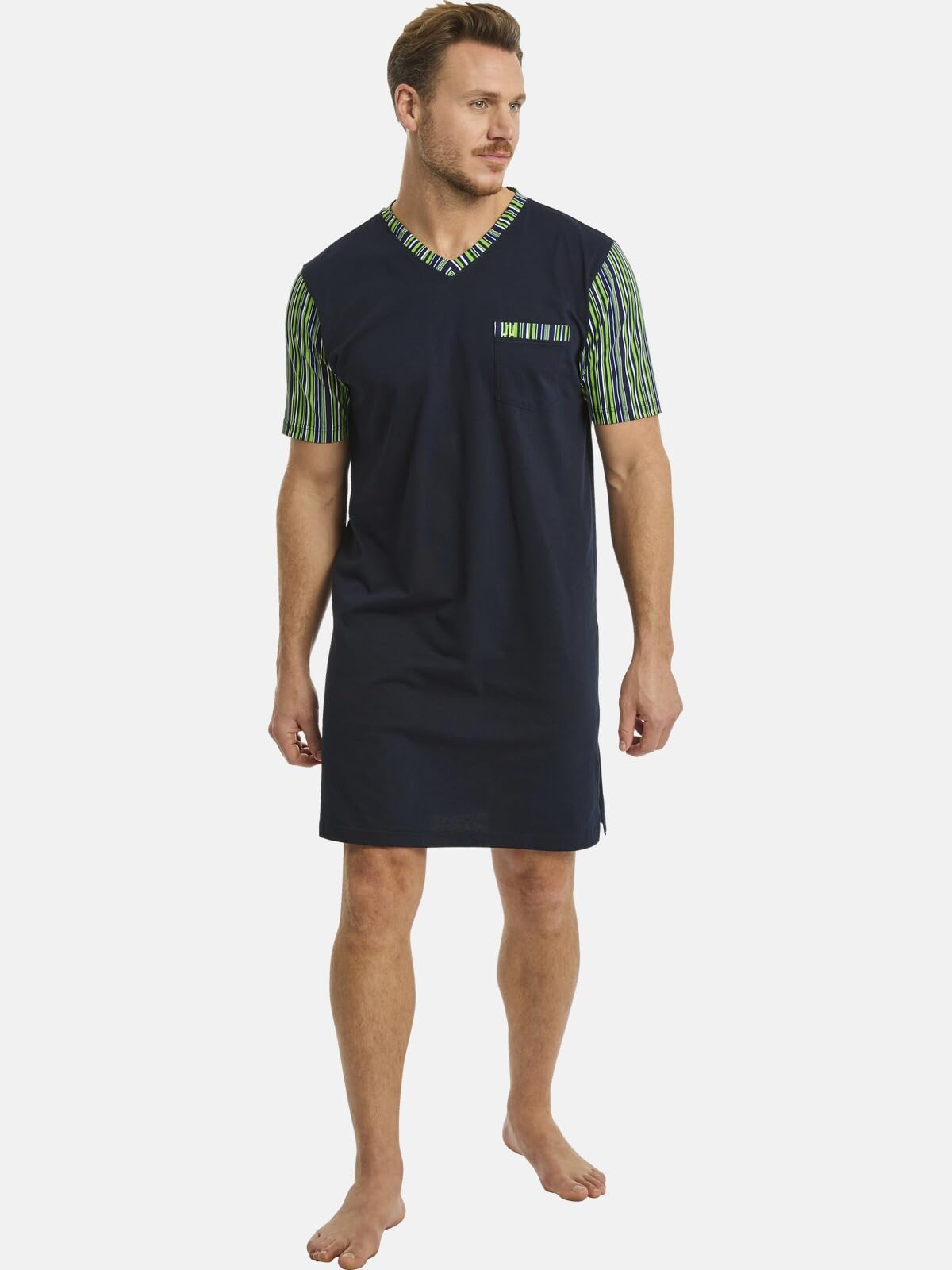 Jan Vanderstorm Homme Chemise De Nuit Hidolf
