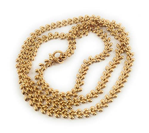 Image of CUTE GOLD 1 Gram Micro Gold Plated & Copper Traditional Designer Fashion Jewellery Chain for Women
