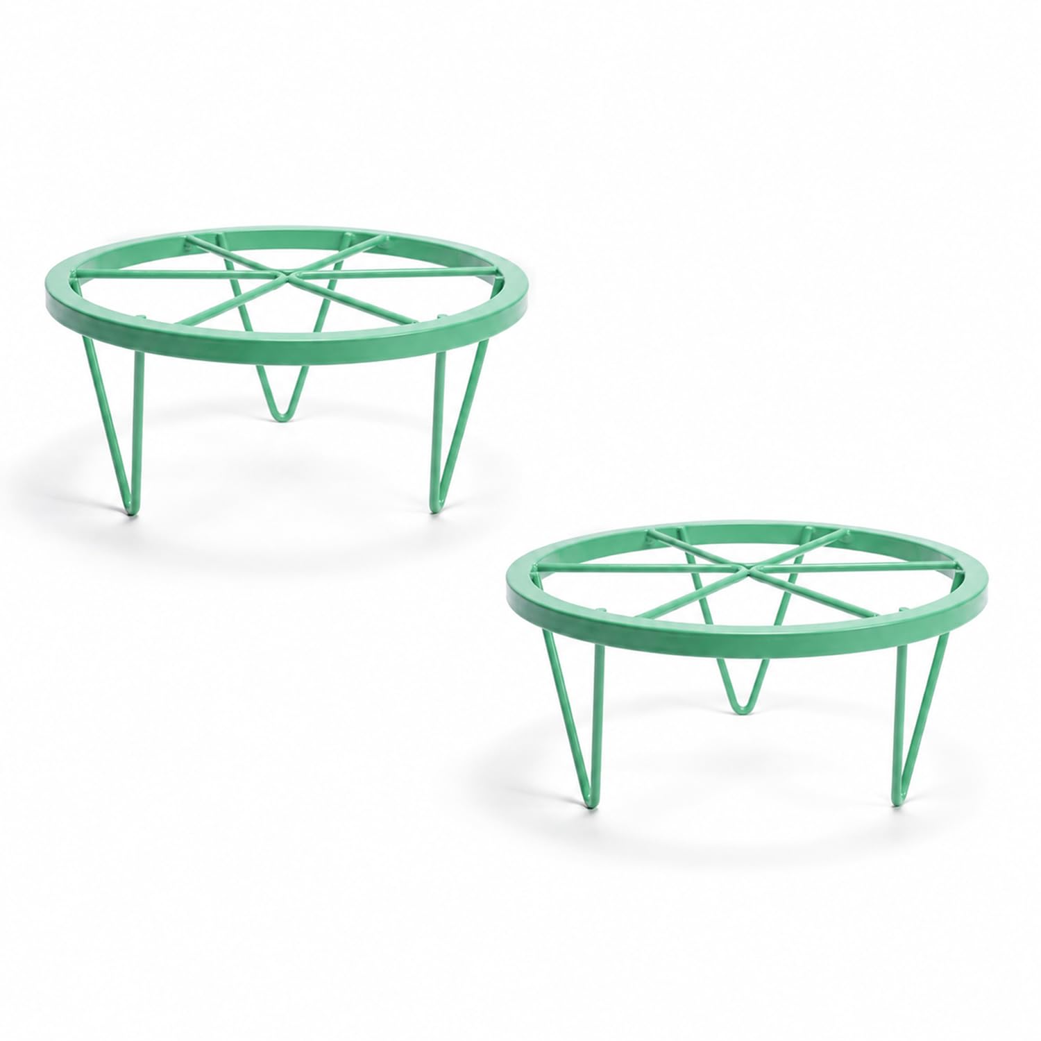 BonKaso Plant Stands - 4 Heavy Duty Metal Flower Pot Holders -14