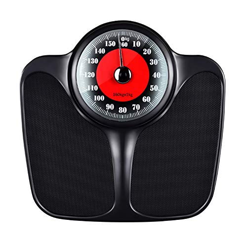 OZBMA Pèse-Personne analogique, mécanique, Cadran Moderne de Haute précision avec Surface antidérapante