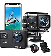 WOLFANG GA320 Action Camera 4K 60FPS 24MP Waterproof 40M Underwater Camera EIS Stabilization WiFi...