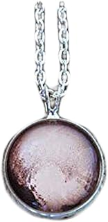 Pluto, Pluto Necklace, Pluto New Horizons, Pluto Heart, Pluto Jewelry, Solar System Pendant, Planet Necklace, Space Necklace