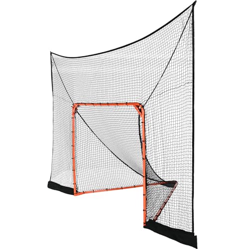 Vevor PORTABLE LACROSSE NET 12 X 9IN PJS Hockey Lacrosse Goal Net Backstop With Extended Coverage, 12'X9'Complete Accessories Training Net, Quick Easy Setup Backyard Lacrosse Equipment, Perfect For Youth Adult Training thumb #10