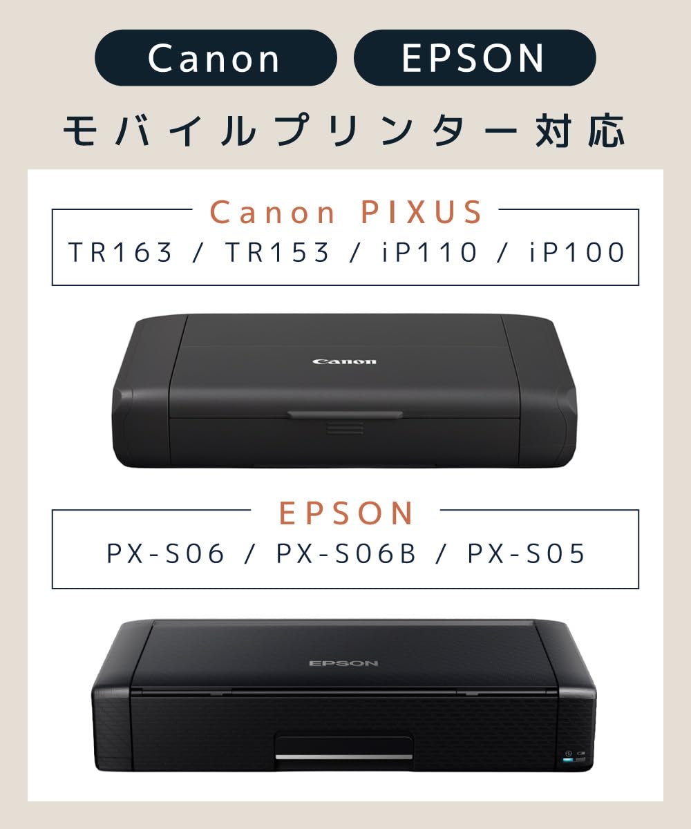 Amazon.co.jp: LOE(ロエ) TR163 キャノン モバイル プリンター 用