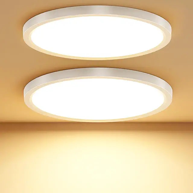 Taipow 3000K Modern LED Ceiling Light 18W IP44 Ultra Thin Plafond Lamp