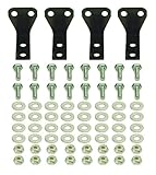 Derale 50020 Stacked Plate Cooler Mounting Bracket Kit 10 Row Core