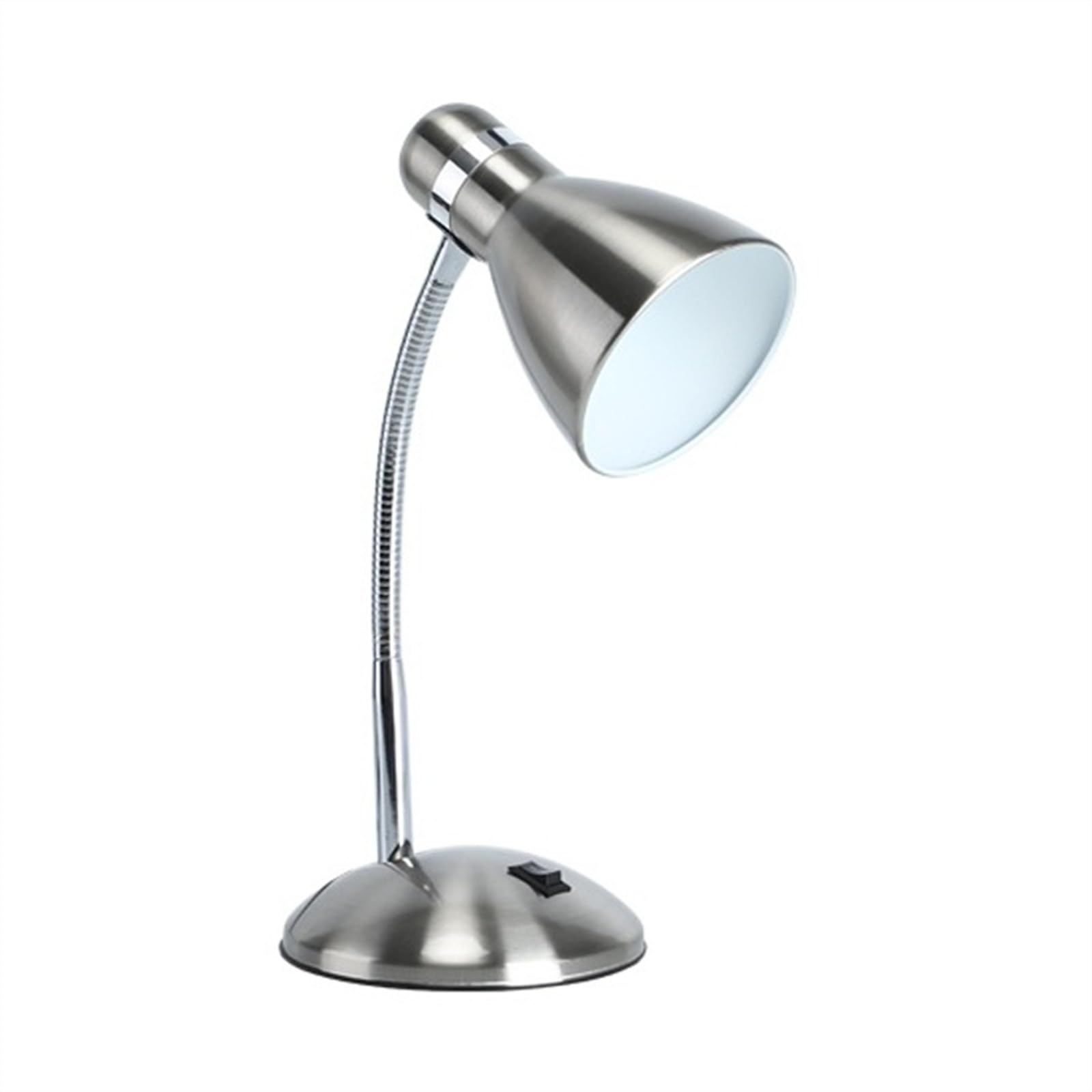 Lampade da tavolo Lampada da scrivania a LED, Lampada da scrivania flessibile a collo di cigno in acciaio inossidabile, Luce da lettura dimmerabile con 3 modalità di illuminazione, Protezione for gli