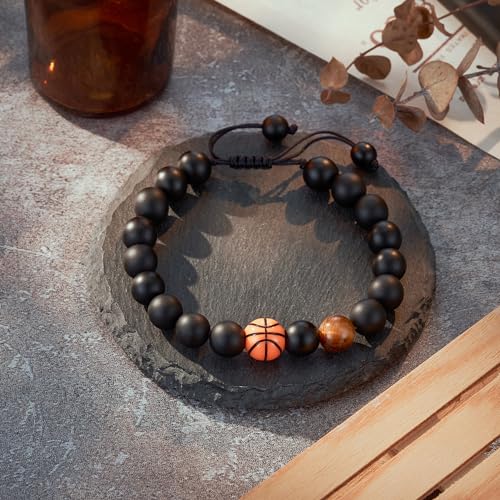 Basketball Gifts, Dribble Up Basketball Accessories Stuff Bracelet for Boys by Tarsus - Used condition - Image 3