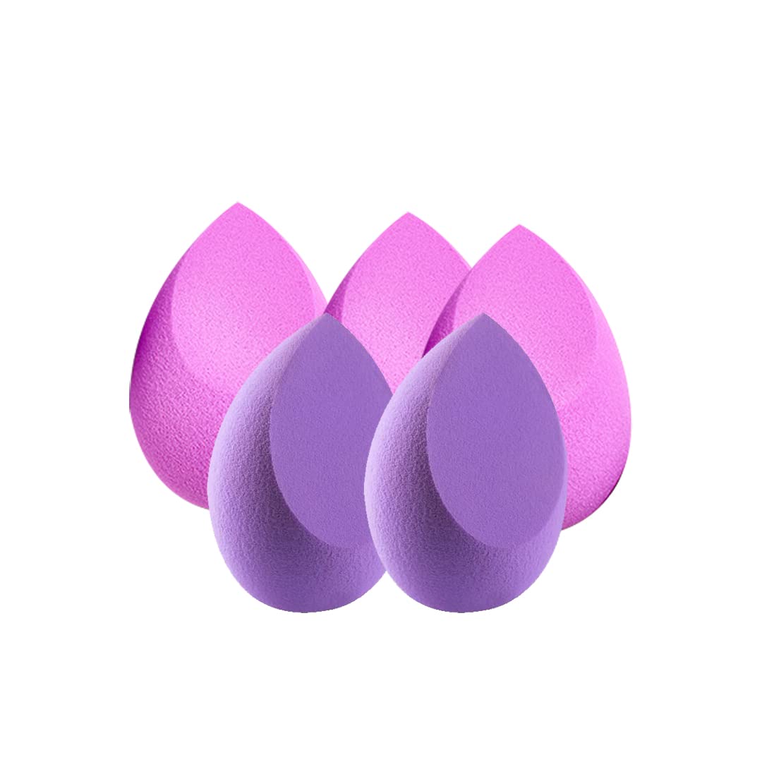 KULIA Makeup Puff Cosmetics Sponge Beauty Blender Spugna struccante per Creme Foundation Sponge Makeup Powder Puffs Beauty Sponge Set di 5 Regalo per lei