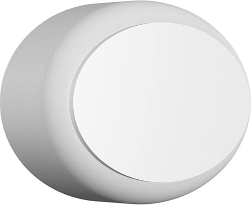 Ekena Millwork ROSP030X020X075DAL05 Roseta estándar con borde redondeado, 3 pulgadas de ancho x 2 pulgadas de alto x 34 pulgadas, PVC