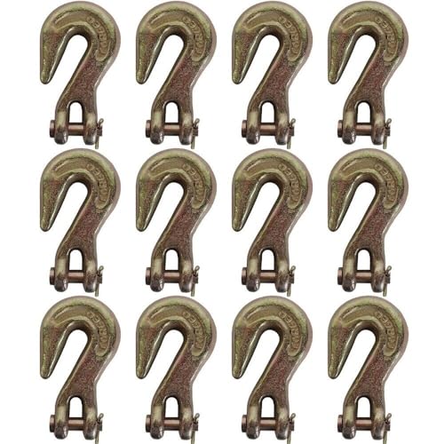 ACTIVLIFE for CHG516-12 Clevis Grab Hooks with Pins G70 Transport Forged 4,700 lbs WLL Grade 7