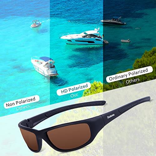Image of Duduma Sports Polarized Sunglasses for Men Women Baseball Cycling Golf Fishing Sun Glasses UV Blocking Tr8116