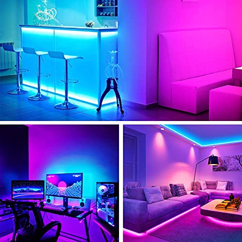 Tira de luces LED RGB 10 metros con control remoto miniatura 6