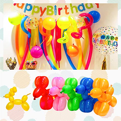 image for KUULBELA Black 260 balloons, Thickening Latex Black 260q Balloons for 