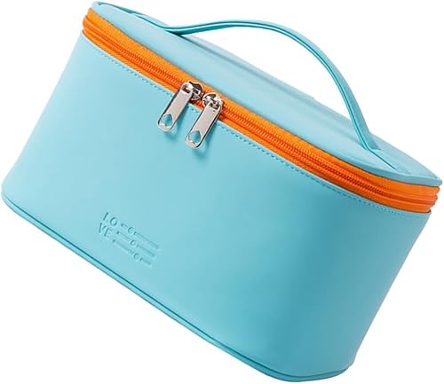 FOMIYES Bolsa de cosméticos para el aeropuerto, bolsa de aseo con cremallera cosmética, bolsa de maquillaje transparente, bolsa de aseo portátil,