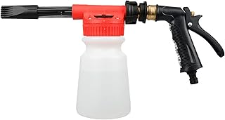 LIXIAONMKOP Machine de laveuse de voiture portable mousse poteau lavage lave lance propre haute pression moussau de buse de voiture laveuse savon pulvérisateur (Color : Random Color)