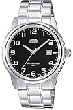 Casio Herren Uhr Analog Quarz mit Edelstahlarmband MTP-1221A-1AVEG