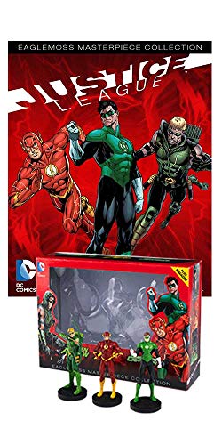 DC Eaglemoss Masterpiece Collection Justice League Red 3 Figure Set