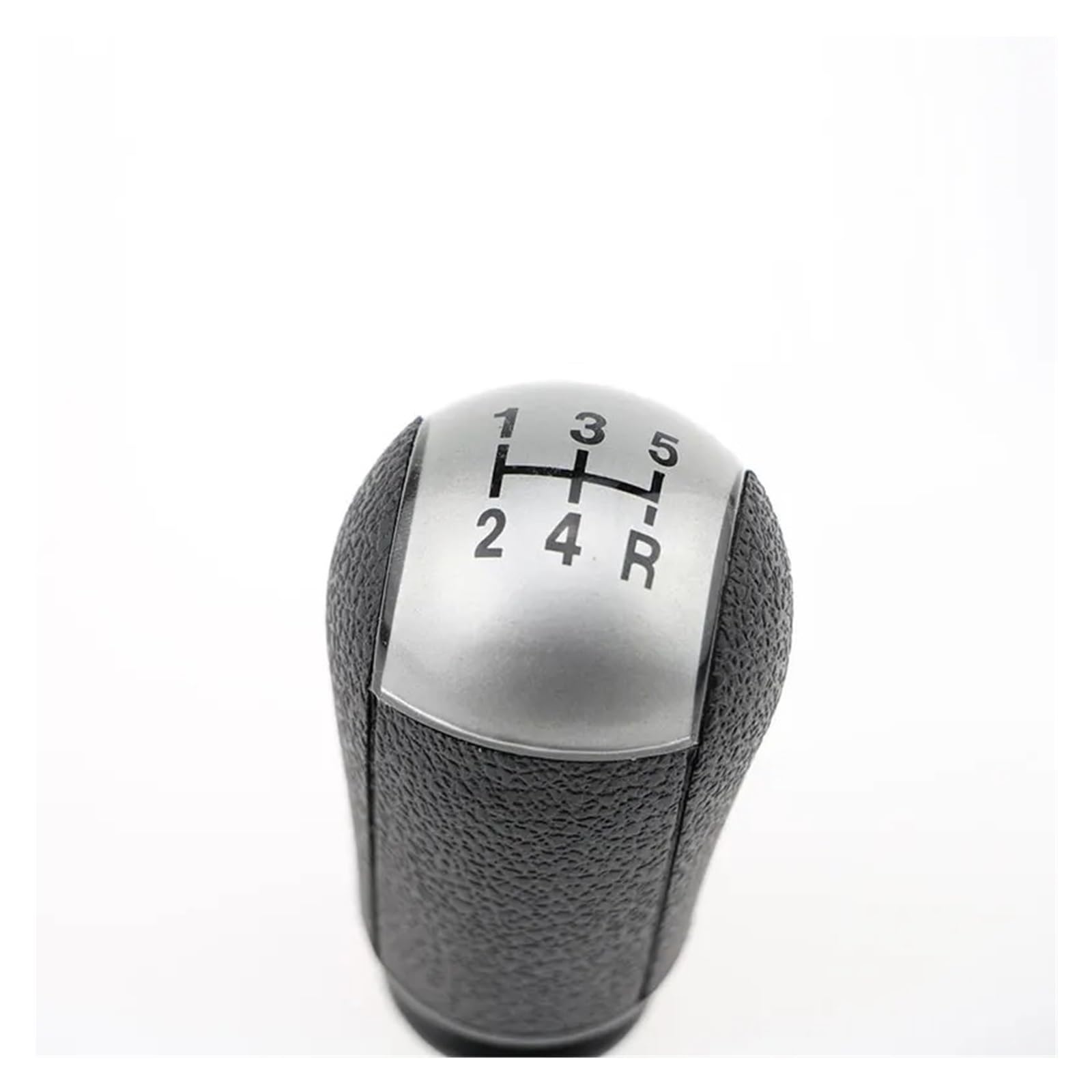 BWSDMZJQRT Car Gear Shifter Knob for Focus for Mondeo MK3 S-MAX C-MAX MT 5 Speed Car Gear Head Shift Knob(Sliver)