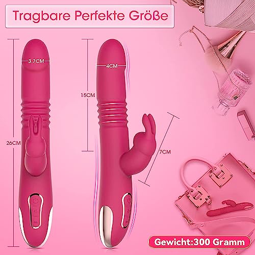 Vibrator Honeyexp mit Vibration für Frauen und Teleskopfunktion