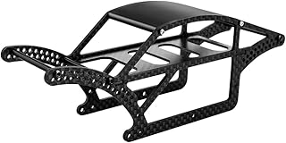 GLOBACT for TRX4M Carbon Fiber Chassis Kit RC Frame Girder Body Shell Kit 1/18 RC Crawler Car Upgrade Accessories