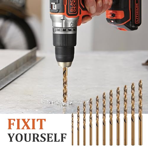 Misuyue 8% Cobalt Drill Bits, Metal Drill Bit Set 4.2mm, HSS M42 Carbide Twist Drill Bit for Metal Stainless Hard Steel Aluminum, Wood Drill Bits (4pcs) 4 Misuyue 8% Cobalt Drill Bits, Metal Drill Bit Set 4.2mm, HSS M42 Carbide Twist Drill Bit for Metal Stainless Hard Steel Aluminum, Wood Drill Bits (4pcs) - Image 4