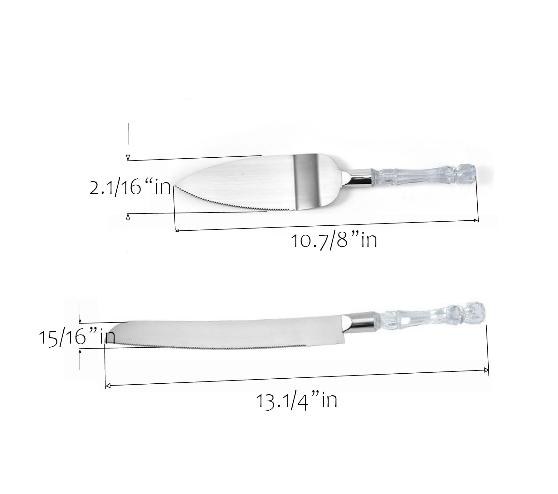 Wedding cake knife and server set, Personalized knife and server set,Vintage knife and server set, Silver knife and server set, Elegant knife and server set Engraved knife and server set (patern 4)