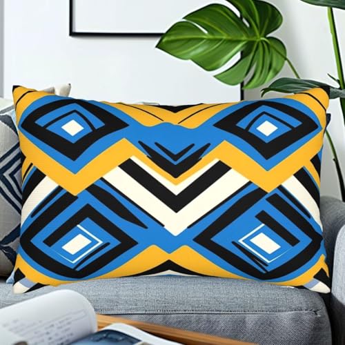 Housses de coussin canapé déco chambre taies d'oreillers résumé 60x90 cm - 7
