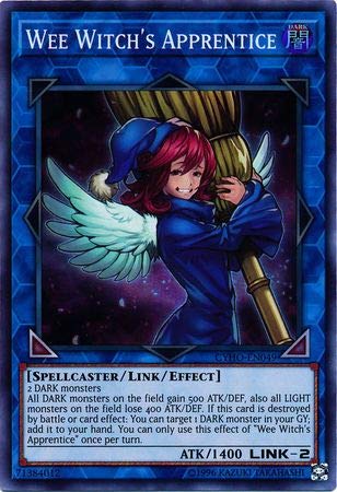 Amazon.com: Yu-Gi-Oh! - Wee Witch's Apprentice - CYHO-EN049 - Super Rare -  Unlimited Edition