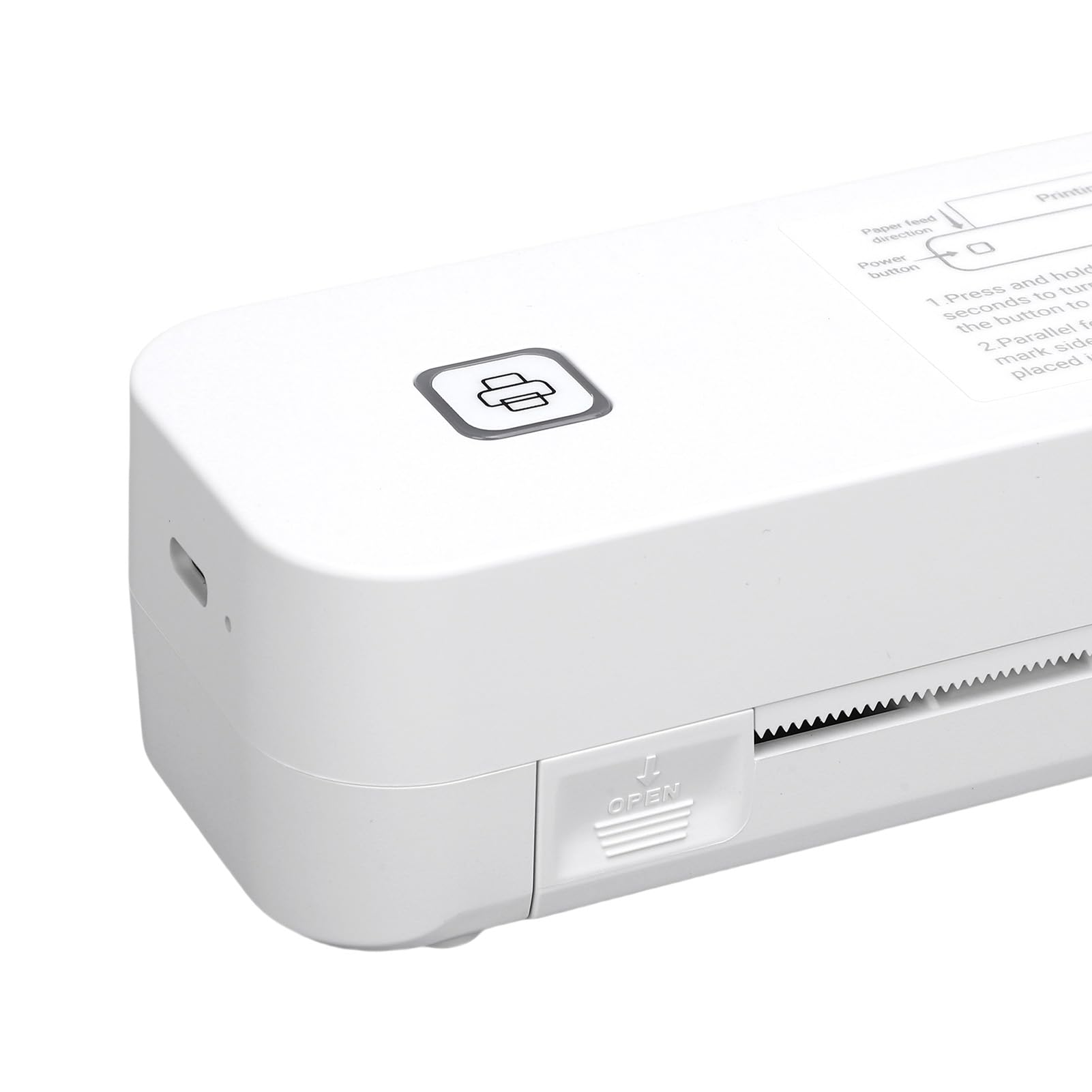Stampante Portatile, Termica Wireless Senza Inchiostro, Supporta 8,5 X 11 Pollici/A4/A5, Batteria Integrata con Spegnimento Automatico, Compatibile con iOS//Laptop