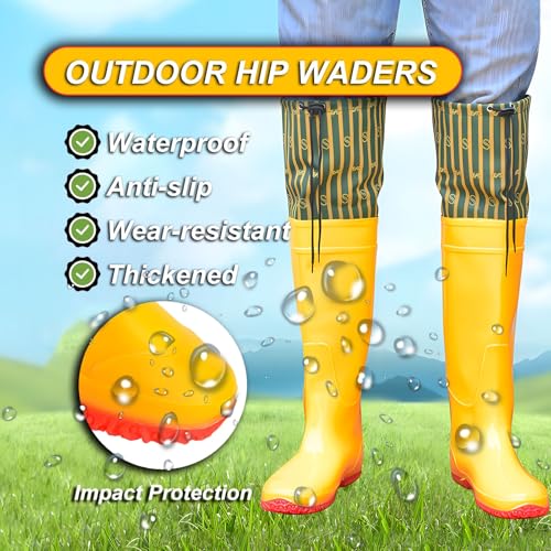 Hip Waders Waders De Quadril Isolados Para Homens E Mulheres, Botas De Pesca Impermeáveis ​​de Joelh