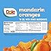 Dole Fruit Bowls Mandarins in Orange Flavored Gel Snacks, 4.3oz 4 Total Cups, Gluten & Dairy Free, Bulk Lunch Snacks for Kids & Adults