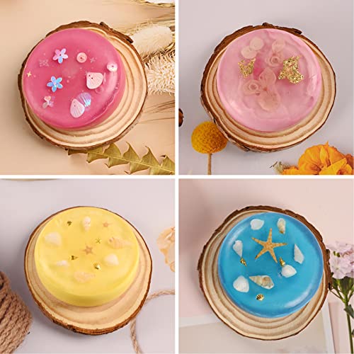 Image of Sakolla 2 Pack 4 Cavity Round Silicone Soap Molds Cylinder Handmade Soap Molds for Soap Making Supplies DIY Bath Bombs Shower Steamer Lotion Bars Cake Baking Candle Tray