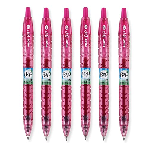 Pilot B2P Recargable Corrector Gel Punta Fina 0.7mm Rosa 6