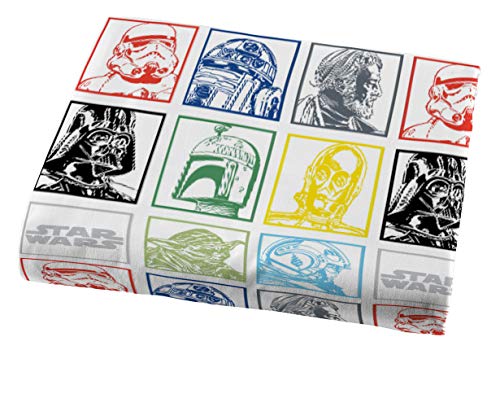 Image of Jay Franco Kids Sheet Set with Fitted, Flat Sheets & Pillow Cover - Ultra-Soft Bedding with Pillowcase for Room Decor, Multi - Star Wars, 4 Piece Full