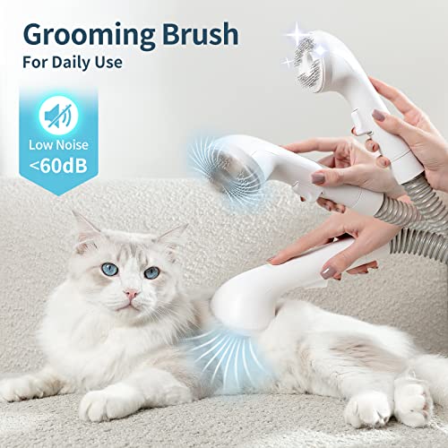 Goawuao Dog Grooming Kit, Pet Vacuum, Dog Hair Vacuum, Pet Cat Grooming Kit With Brush Clipper Deshedding Cleaning Brush, Professional Pet Salon #TOP4