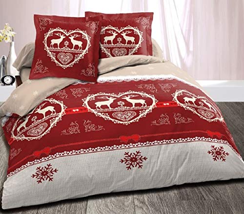 Cosi Interieurs Parure De Couette 220x240 Coton Bio 57 Fils Rya Cuisine Maison Housses De Couettes