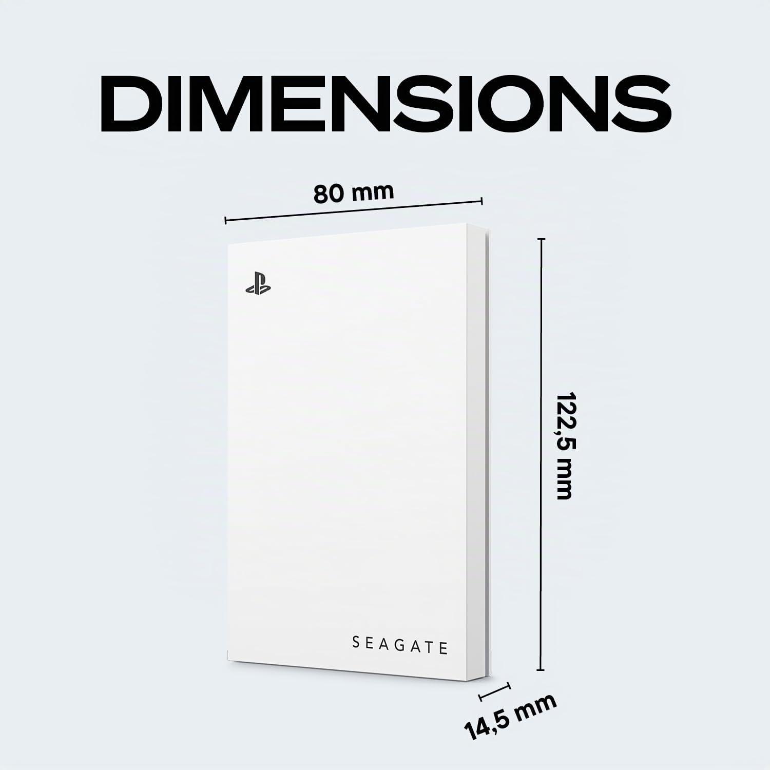 Seagate Game Drive pour PS4/PS5 2To, Disque Dur Externe, 2.5 Pouces, USB 3.0, sous Licence Officielle, éclairage LED Bleu, INCL. 2 semaines Playstation+ (STLV2000202)