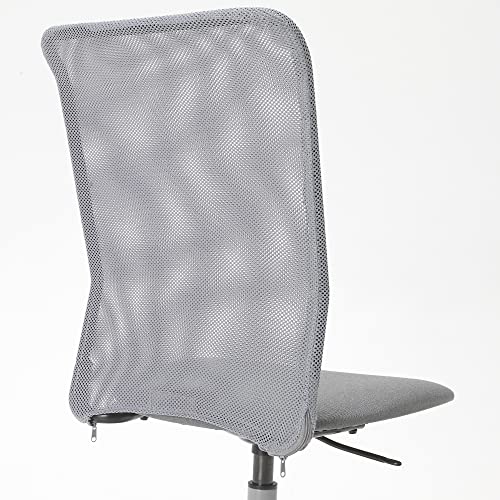 Toberget fauteuil pivotant gris, la chaise de bureau compacte et fluide - 4