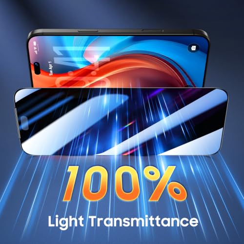 UniqueMe for iPhone 18 Pro 360° Privacy Screen Protector - 6.3 inch - image 6