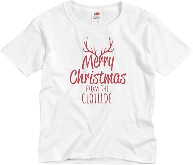 Amazon.com: Merry Christmas from Clotilde Shirt: Youth T-Shirt : Ropa,  Zapatos y Joyería